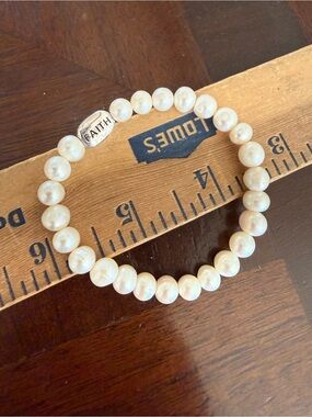 925 Sterling Silver Faith Bracelet